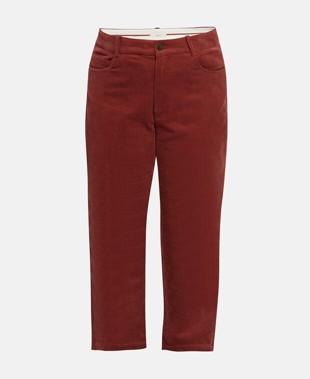 

Вельветовые брюки Esprit, терракота