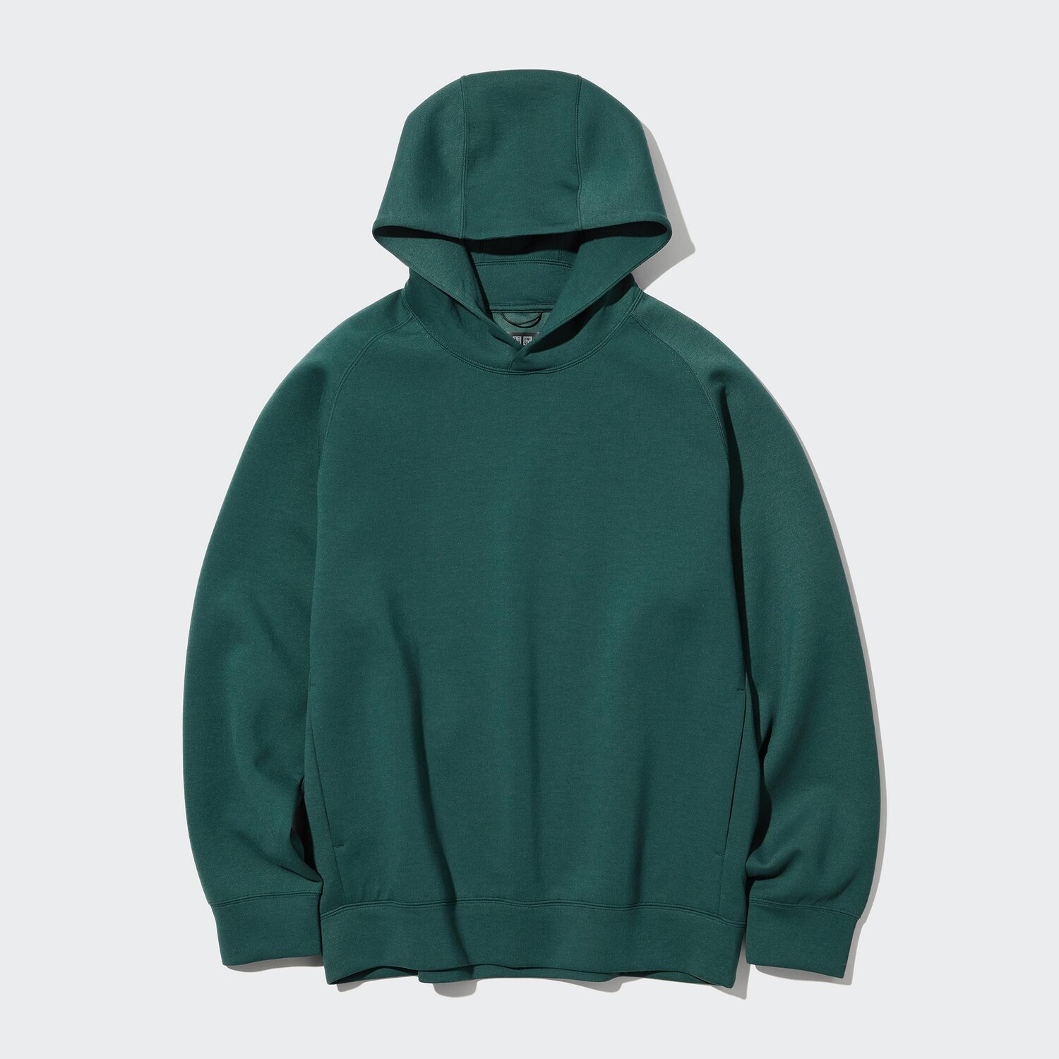

Пуловер Uniqlo Dry Sweat с капюшоном, темно - зеленый