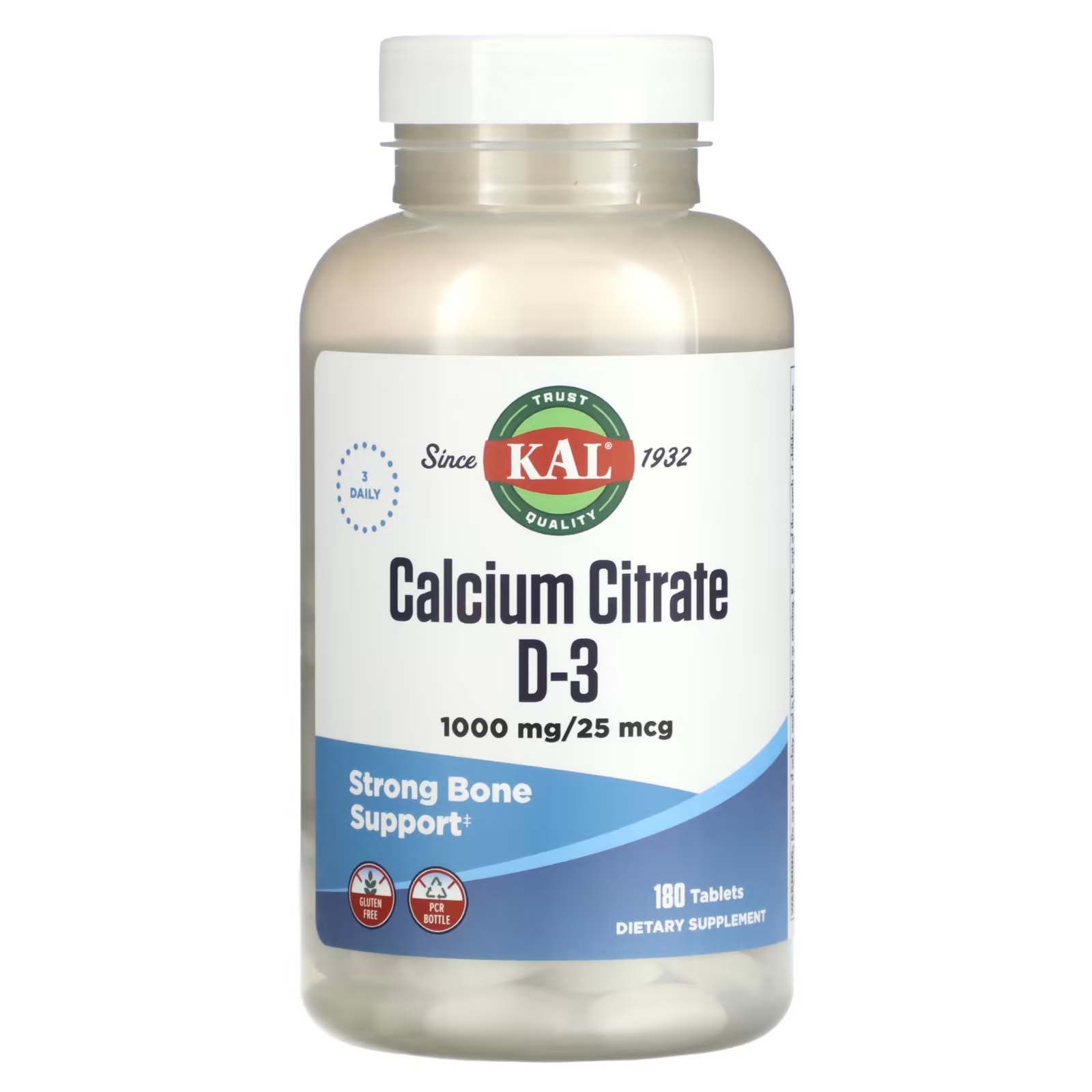 Пищевая добавка KAL Кальций D-3, 180 таблеток пищевая добавка kal d 3 k 2 малина 60 микротаблеток