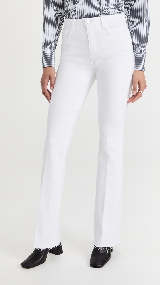 

Джинсы L'AGENCE Ruth Straight Raw Hem