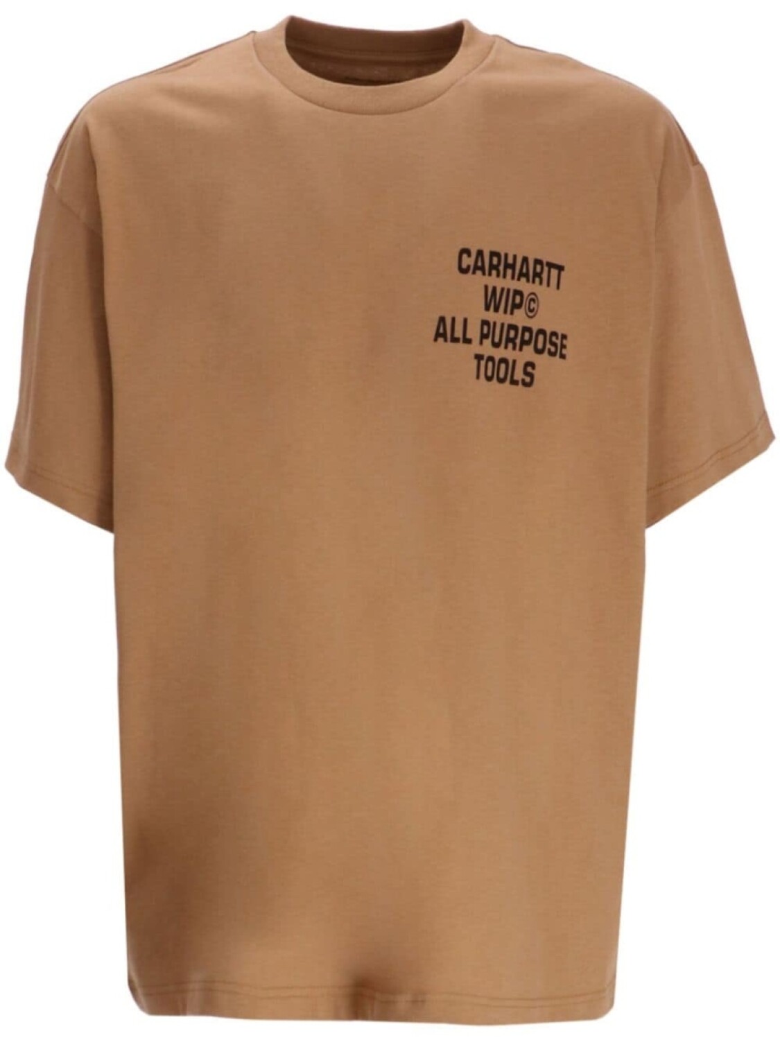 

Carhartt WIP футболка с крестообразным винтом, коричневый