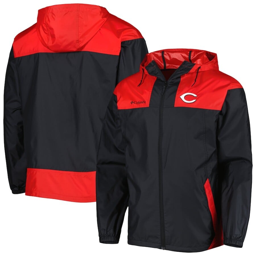 

Ветровка Columbia Cincinnati Reds, черный