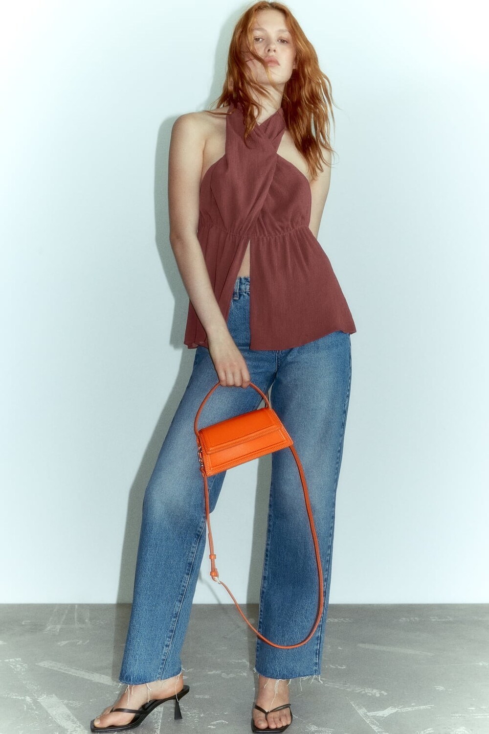 

Мини городская сумка ZARA