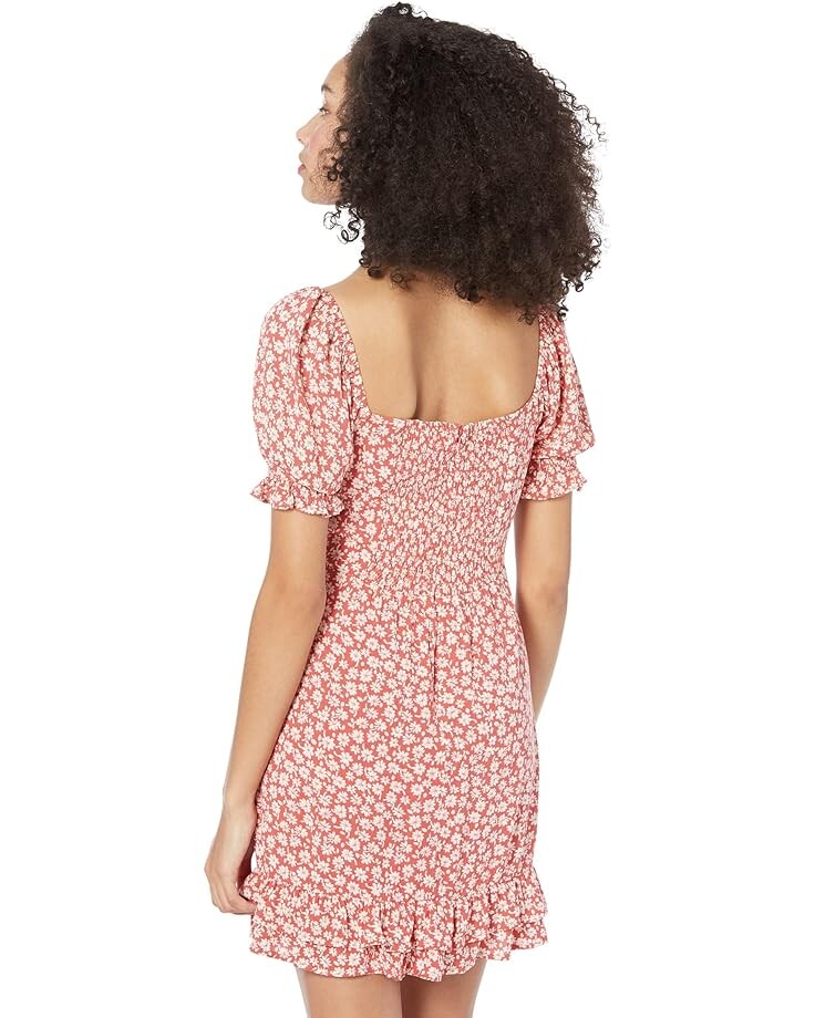 Платье Lost + Wander Madison Mini Dress, коралловый