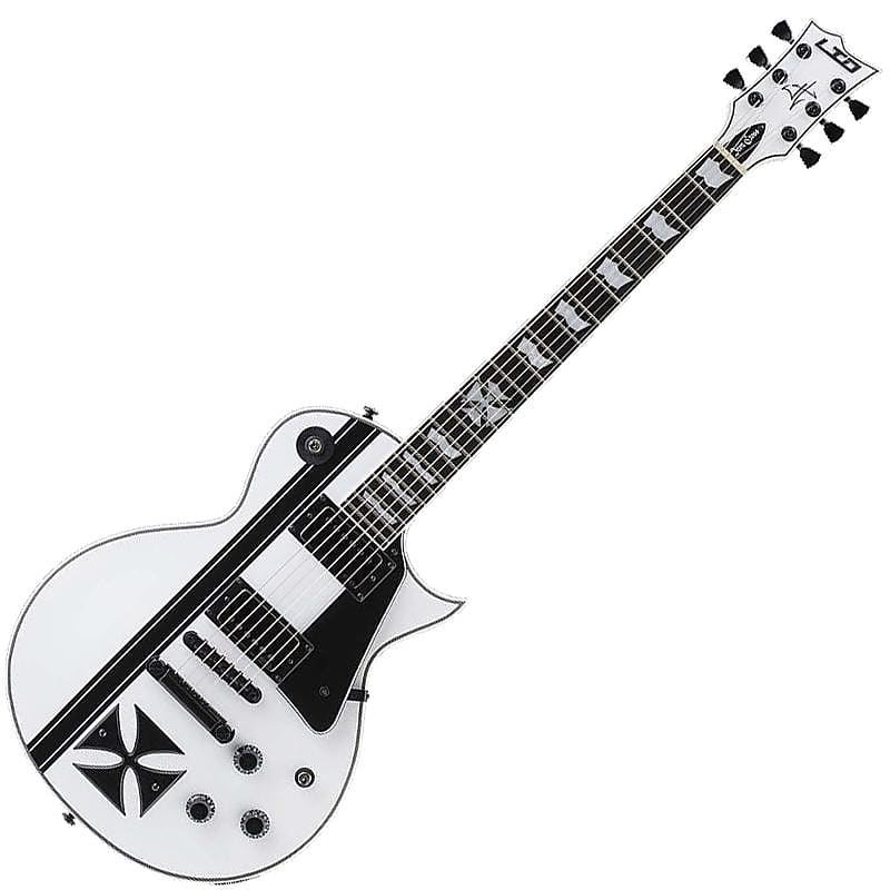 Электрогитара ESP Limited Edition James Hetfield Iron Cross Guitar, White