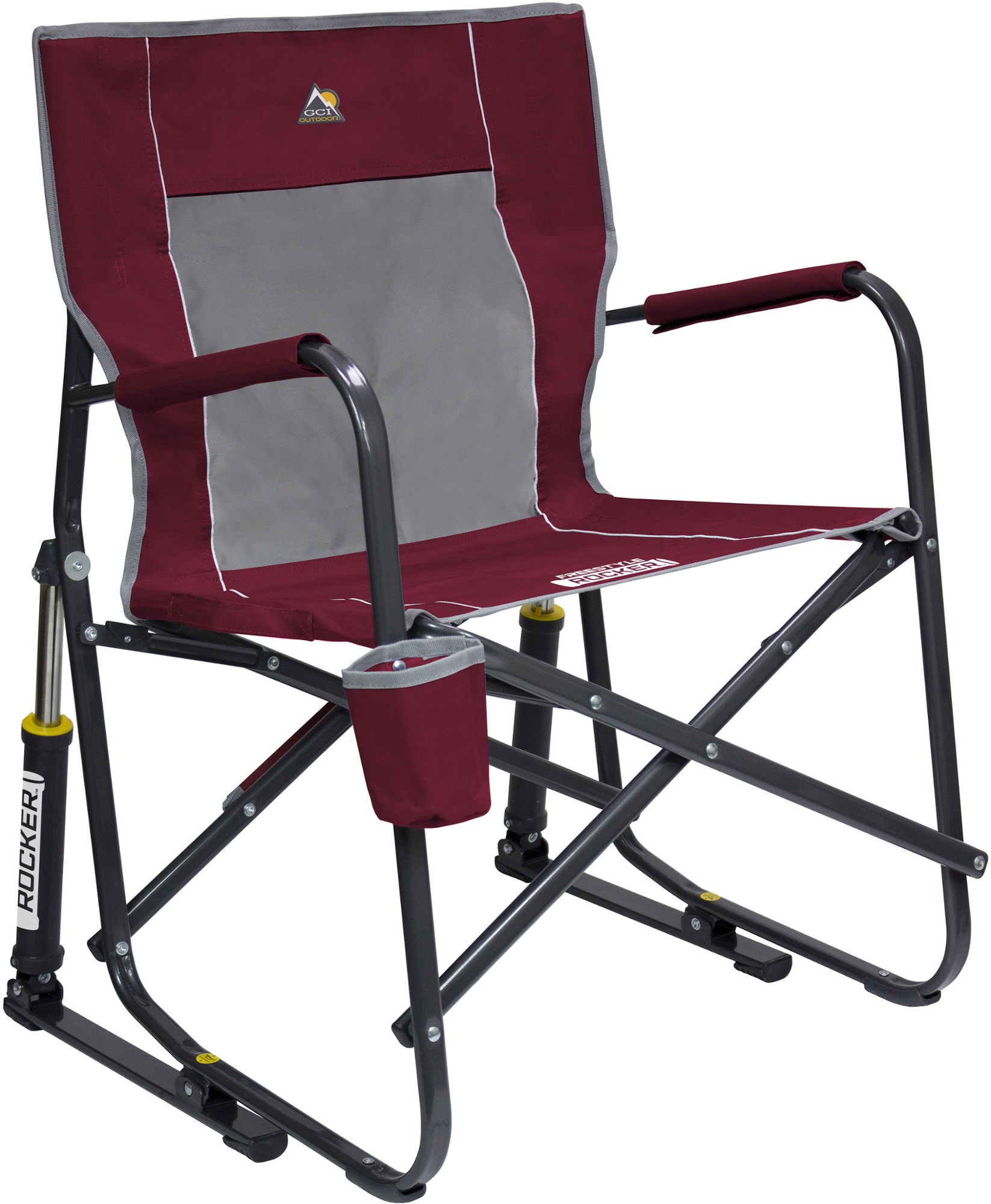 Кресло-качалка для фристайла GCI Outdoor, красный кресло качалка с солнцезащитным козырьком gci outdoor серый