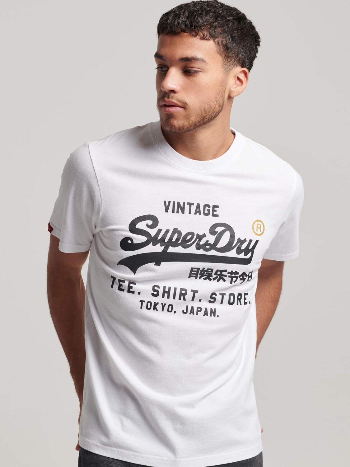 

Классическая футболка Superdry Vintage Logo Store, оптика