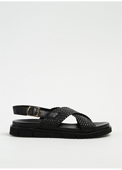 

Черные женские кожаные сандалии Hush Puppies