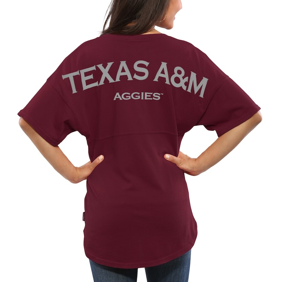 

Футболка с коротким рукавом Spirit Jersey Texas A And M Aggies, бордовый