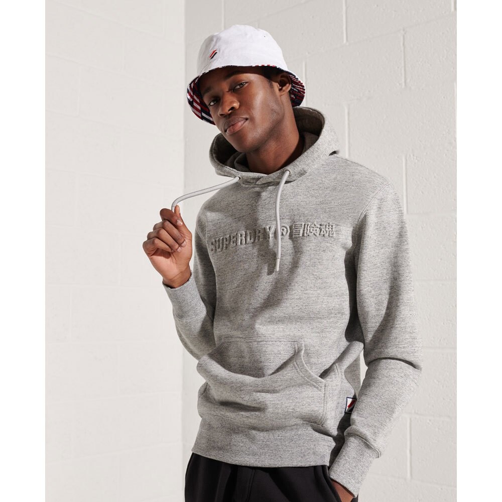 

Худи Superdry Sportstyle Embossed, серый