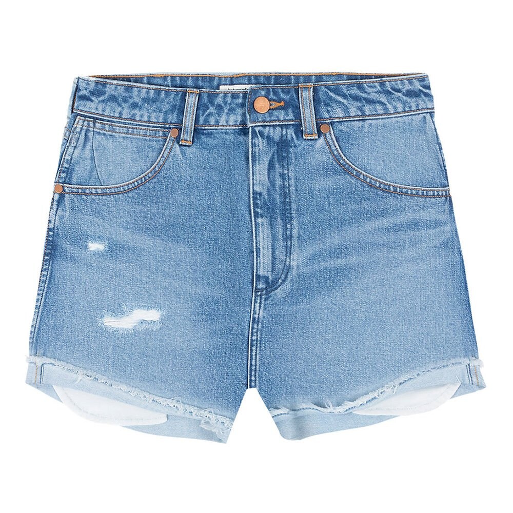 

Джинсовые шорты Wrangler Reworked Regular Fit, синий
