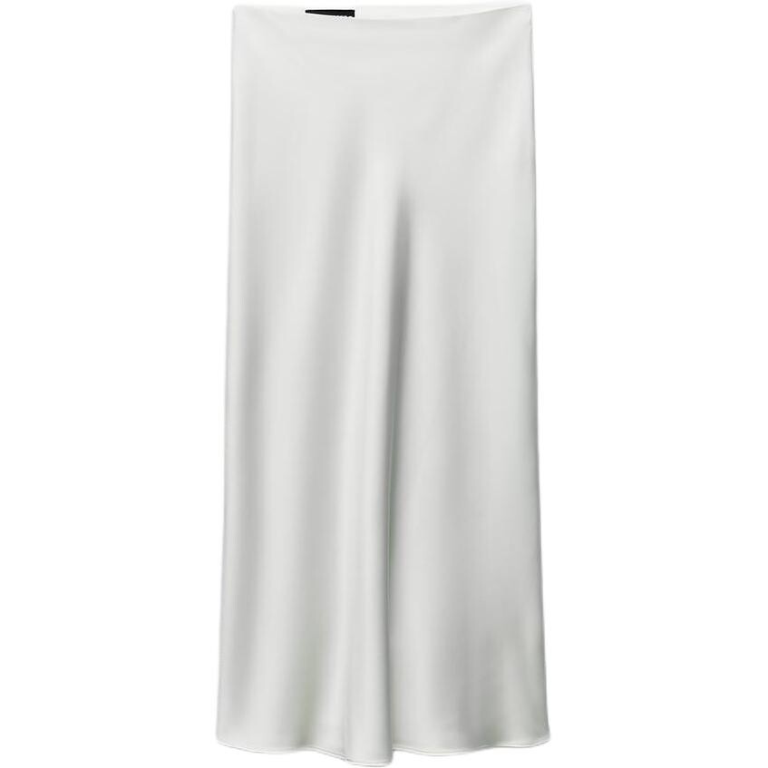 

Повседневная длинная юбка женская белая Zara