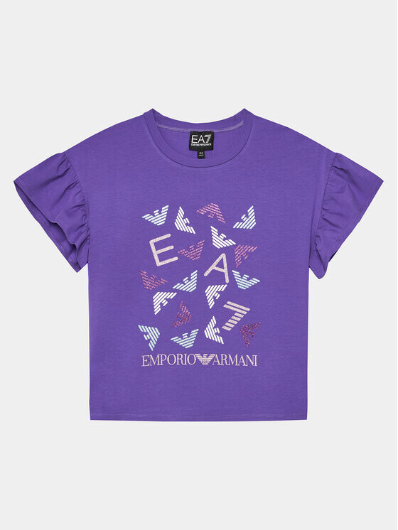 

Футболка стандартного кроя Ea7 Emporio Armani, фиолетовый