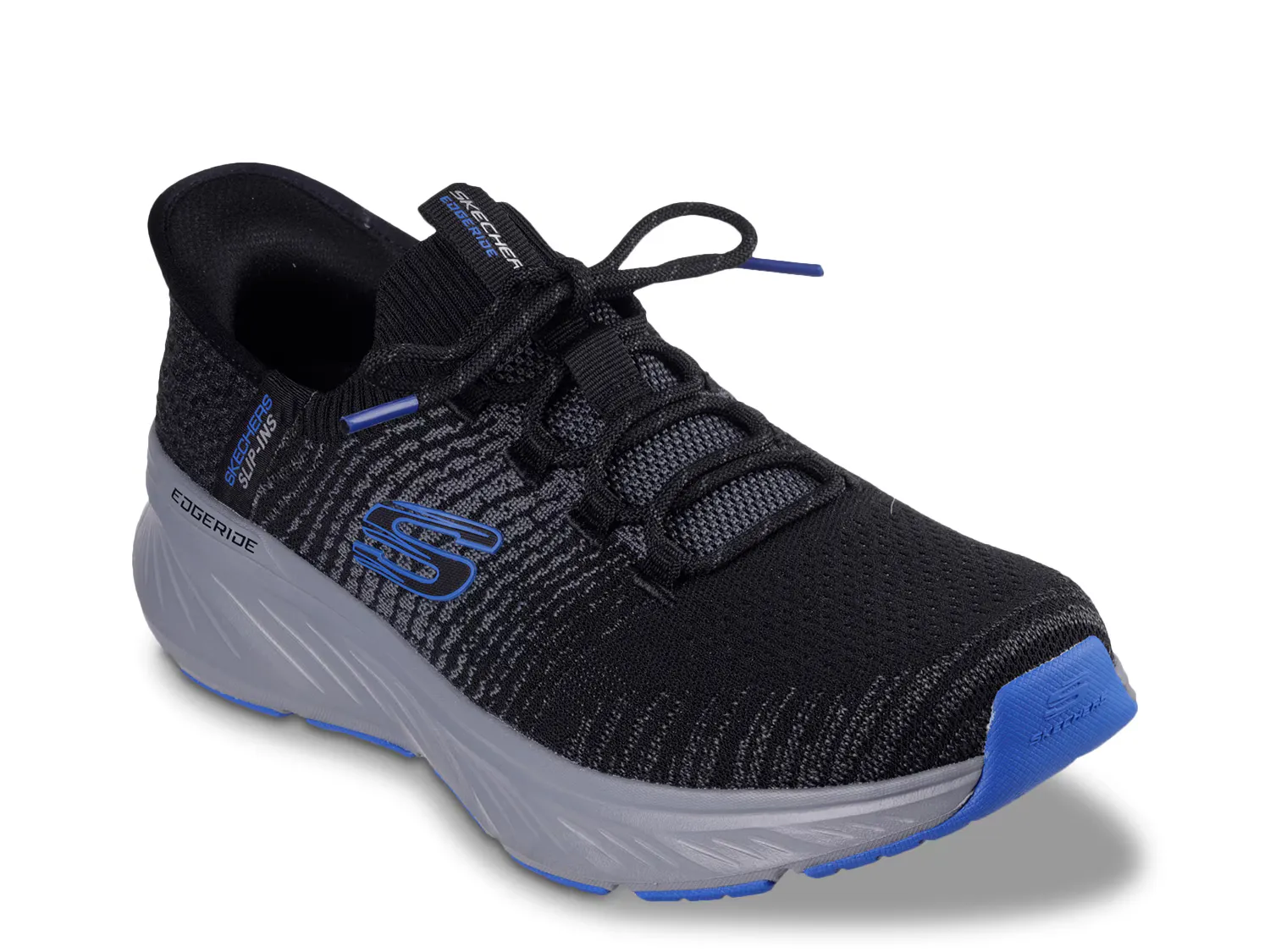 

Кроссовки Hands Free Slip-Ins Relaxed Fit Edgeride Raygo Sneaker Skechers, черный/синий