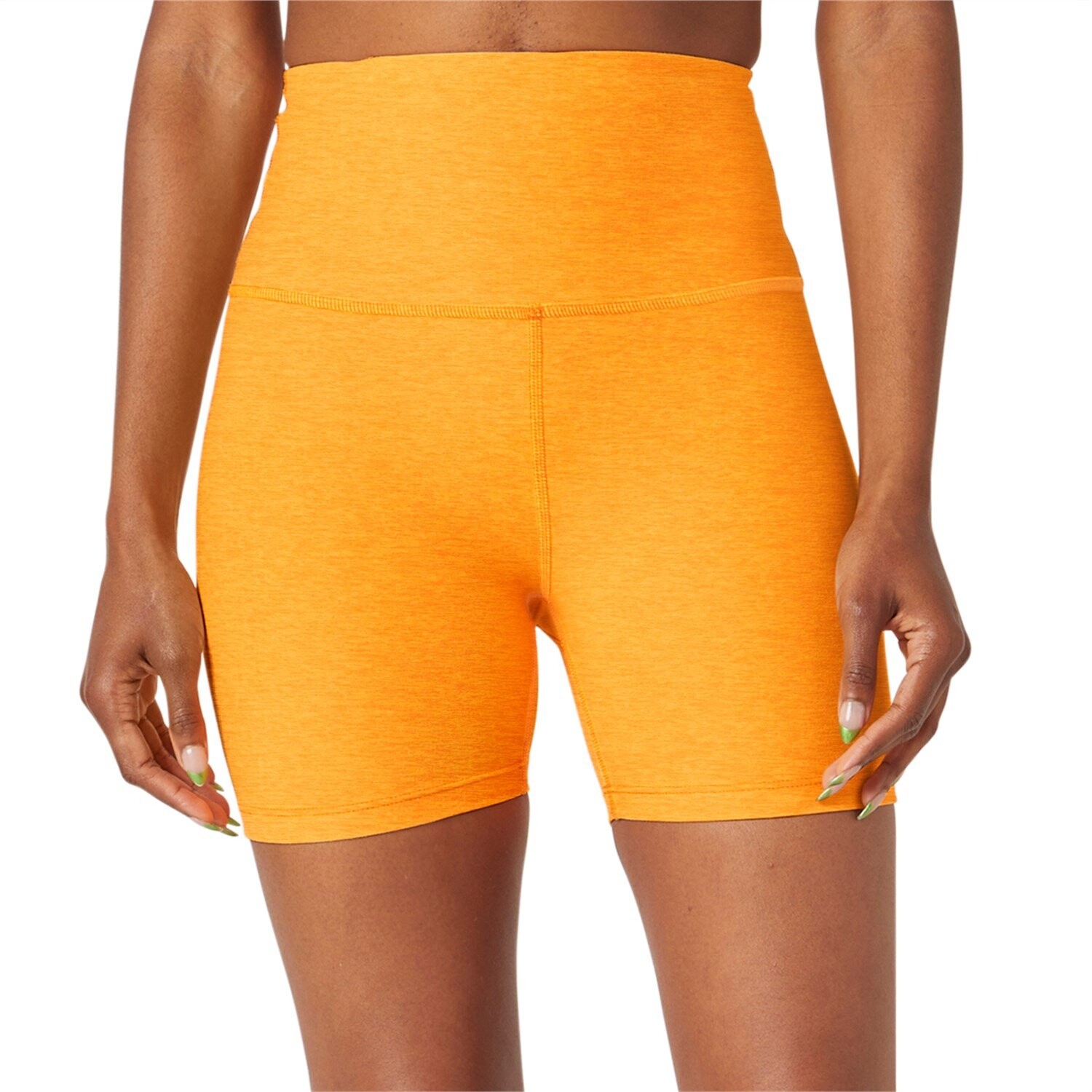 

Шорты Beyond Yoga Spacedye Keep Pace Biker, цвет Mango Pop Heather