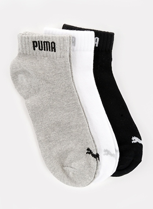 Серые спортивные носки унисекс из трех предметов Puma