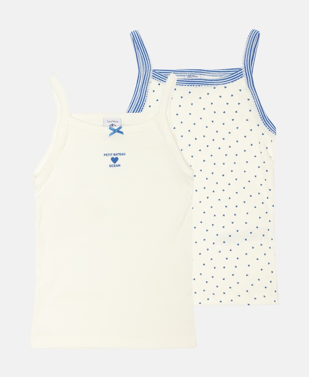 

Майка ORGANIC, 2 шт. Petit Bateau, белый