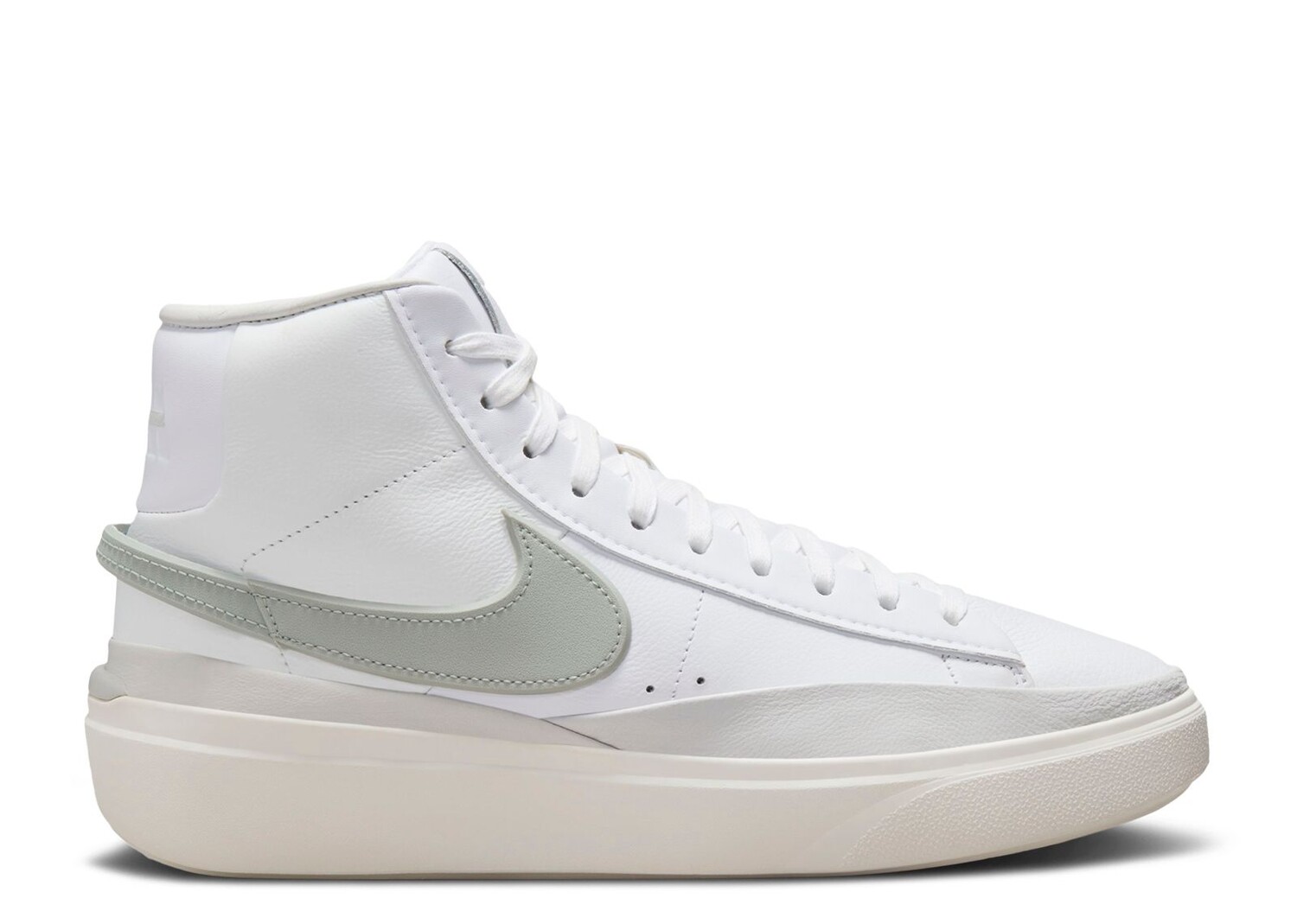 

Кроссовки Nike Blazer Phantom Mid 'White Light Pumice', белый, Белый;серый