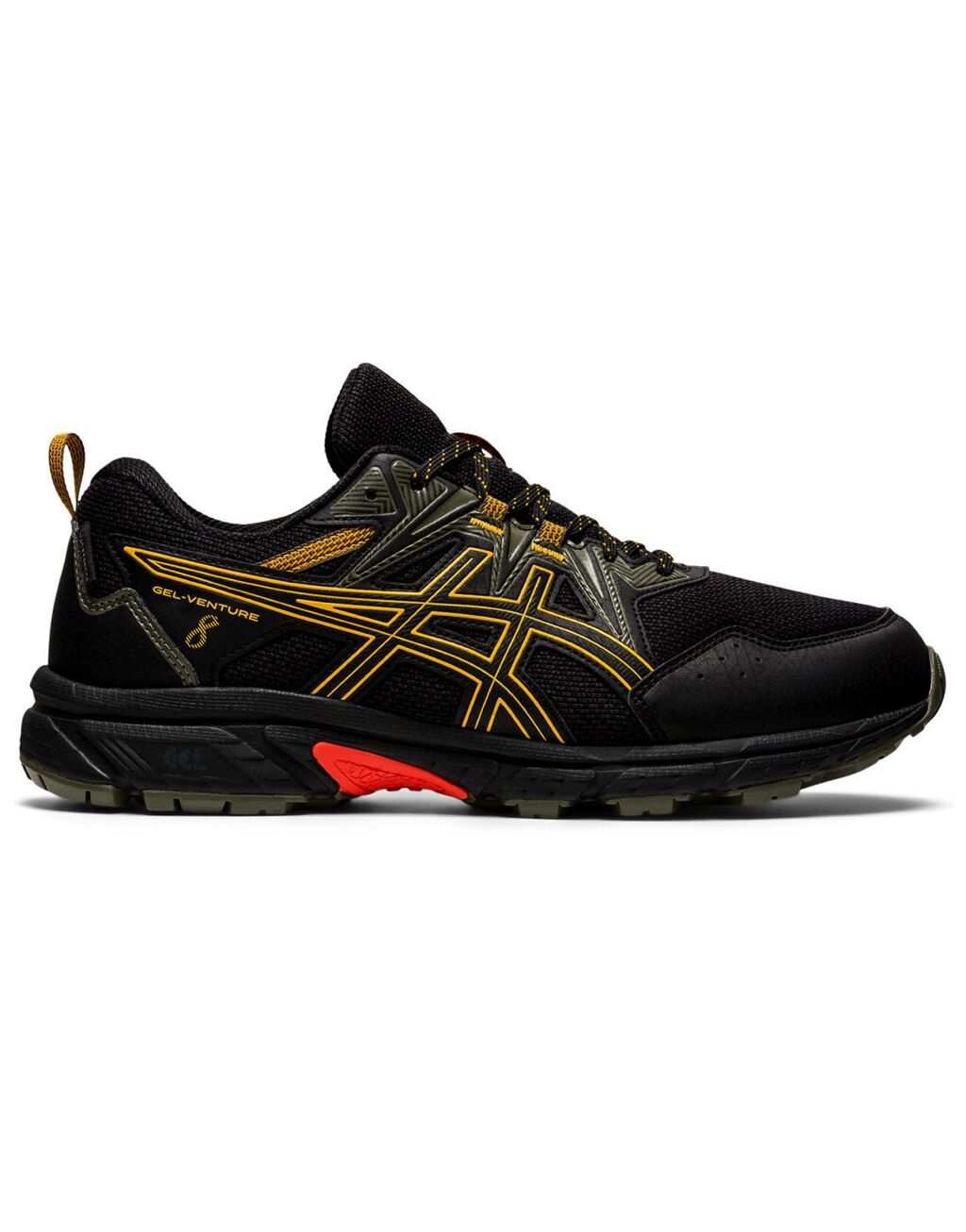 

Черно-оранжевые кроссовки Asics Running Gel-Venture 8