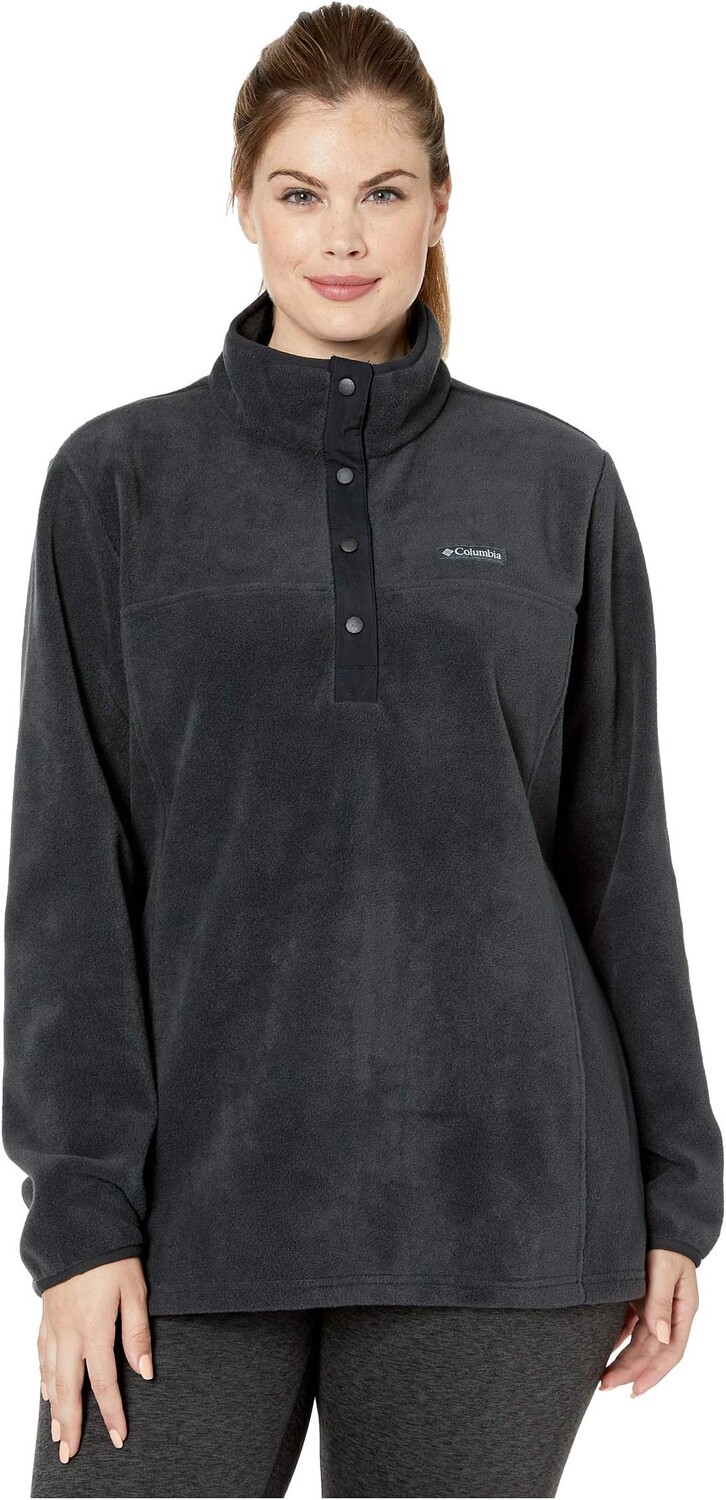 

Куртка Plus Size Benton Springs 12 Snap Pullover Columbia, черный