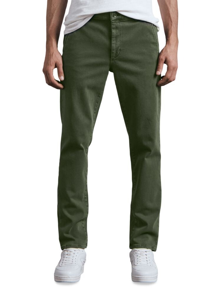 

Брюки-чиносы из эластичного твила Fit 2 узкого кроя Rag & Bone, цвет Moss