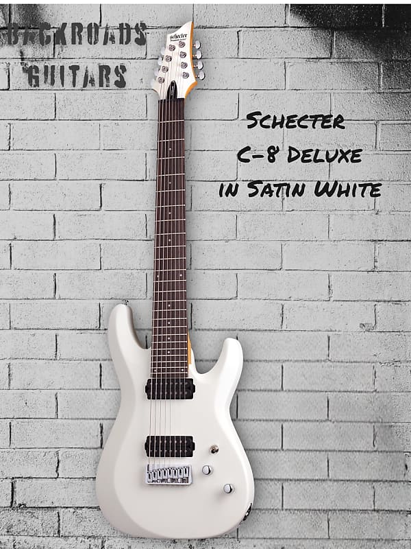 цена Электрогитара Schecter C-8 Deluxe in Satin White