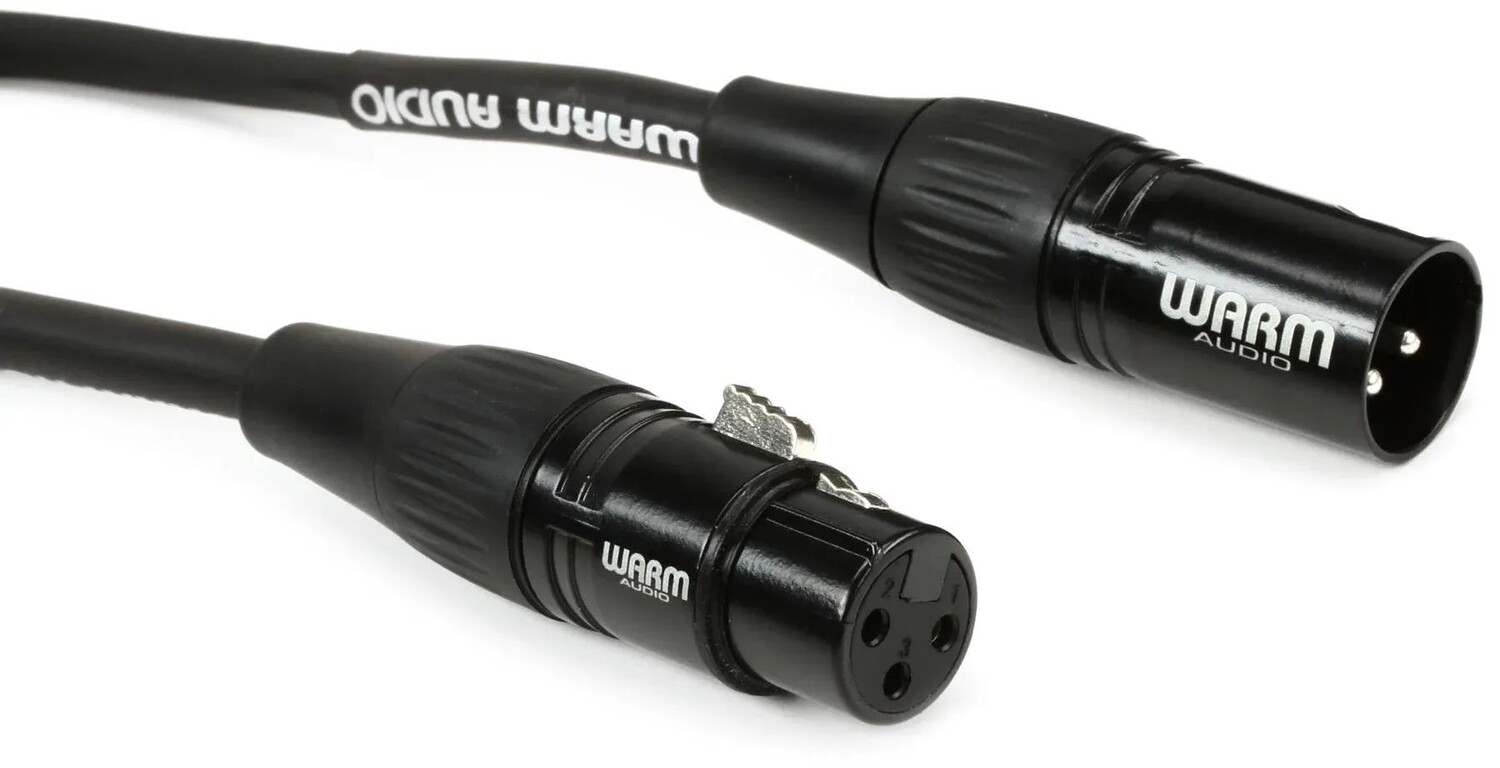 

Микрофонный кабель Warm Audio Pro Silver XLR «мама» — XLR «папа» — 3 фута
