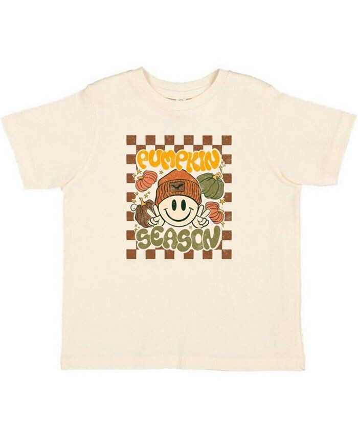 

Футболка с короткими рукавами Sweet Wink для мальчиков «Тыквенный сезон» — для малышей, коричневый/бежевый
