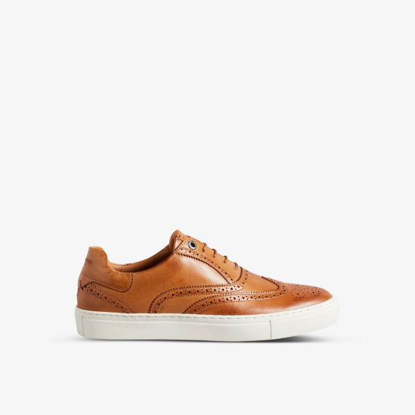 

Кроссовки-броги Denton из кожи с лазерной обработкой Ted Baker, цвет tan