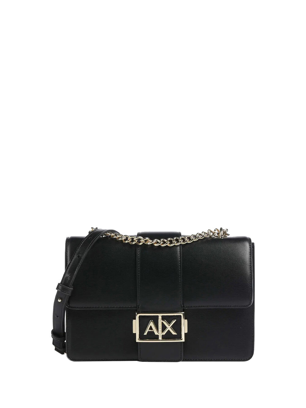

Черная женская сумка через плечо Armani Exchange
