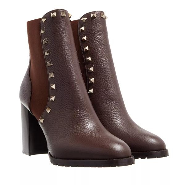

Ботинки rockstud ankle boot Valentino Garavani, коричневый