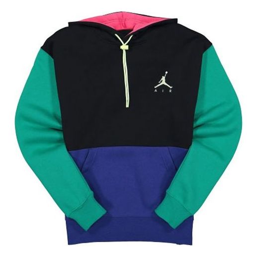 Толстовка Air Jordan Small Colorblock Casual Sports Long Sleeves Hoodie Men's Colorblock, цвет colorblock цена и фото