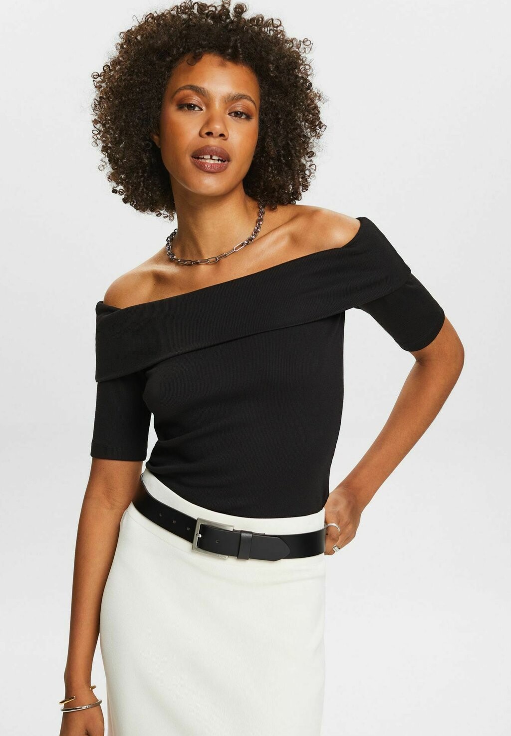 

Футболка с принтом Esprit, цвет black
