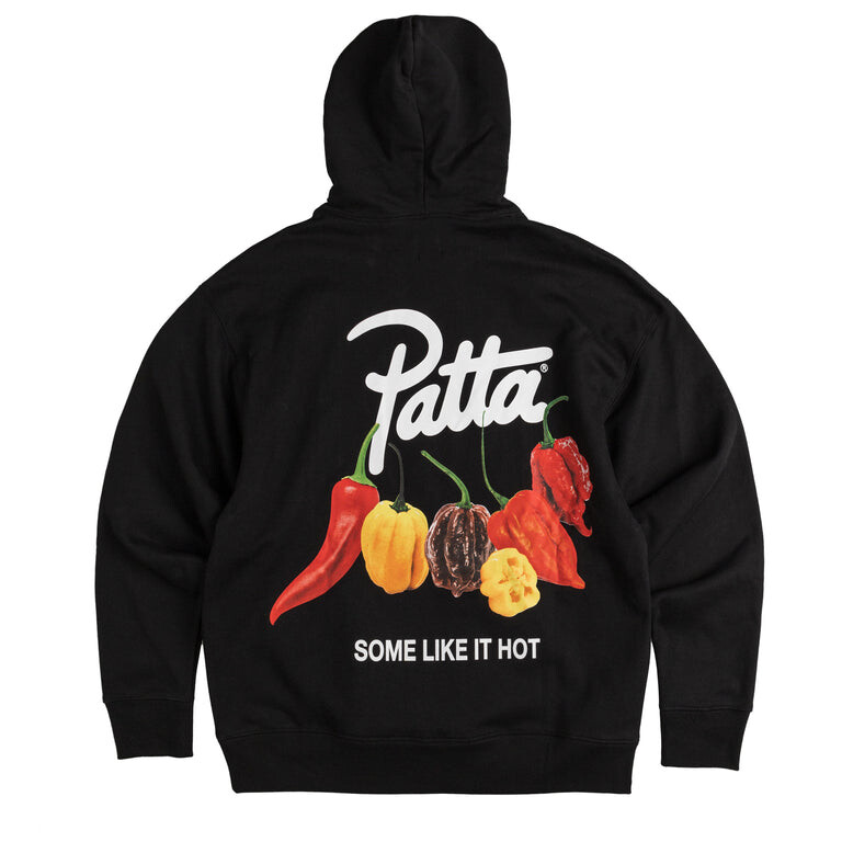 Толстовка Some Like It Hot Boxy Hooded Patta, черный толстовка some like it hot boxy hooded patta черный