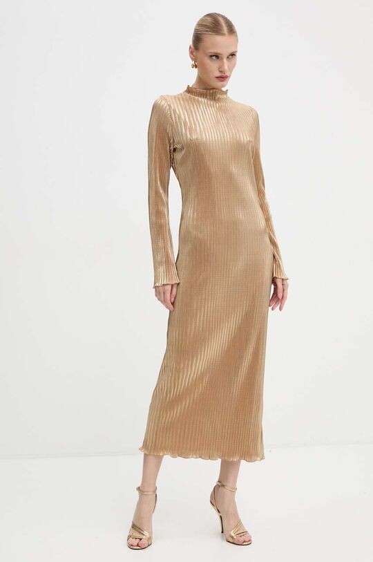 

Золотое плиссированное платье Sophia Never Fully Dressed, золотой