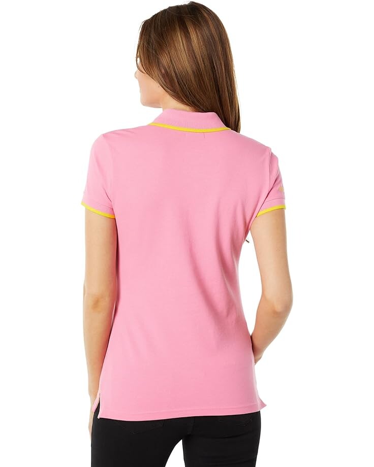 

Поло U.S. POLO ASSN. Classic Stretch Pique Polo Shirt, цвет New Pink