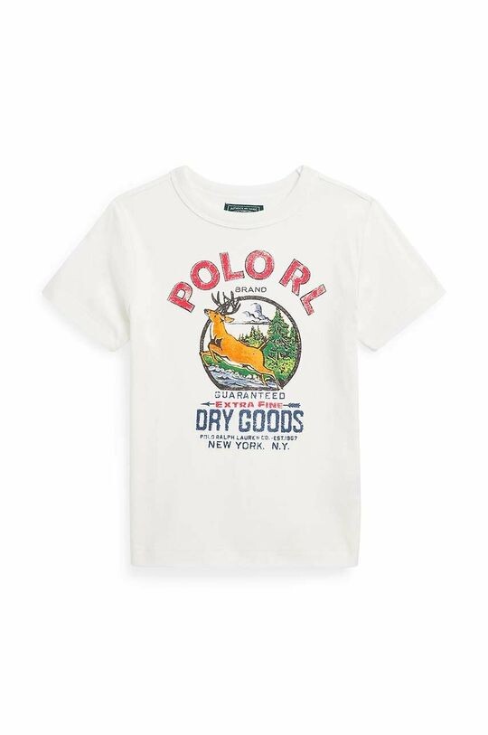 

Детская футболка Polo Ralph Lauren, бежевый