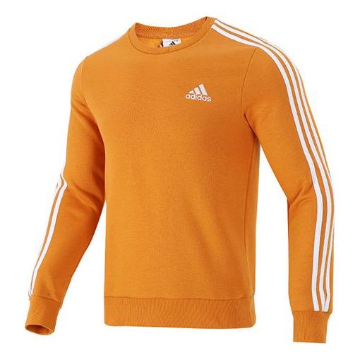 Толстовка Men's adidas 3s Fl Swt Round Neck Long Sleeves Orange, мультиколор