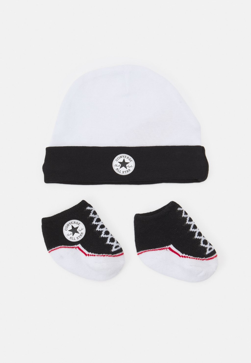 

Шапка HAT & BOOTIE UNISEX SET Converse, цвет black