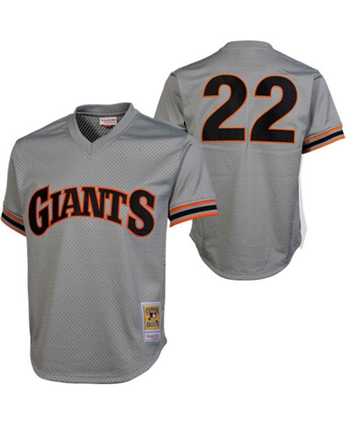 

Мужская тренировочная майка Will Clark San Francisco Giants 1989 Authentic Cooperstown Collection - серая Mitchell & Ness, серый
