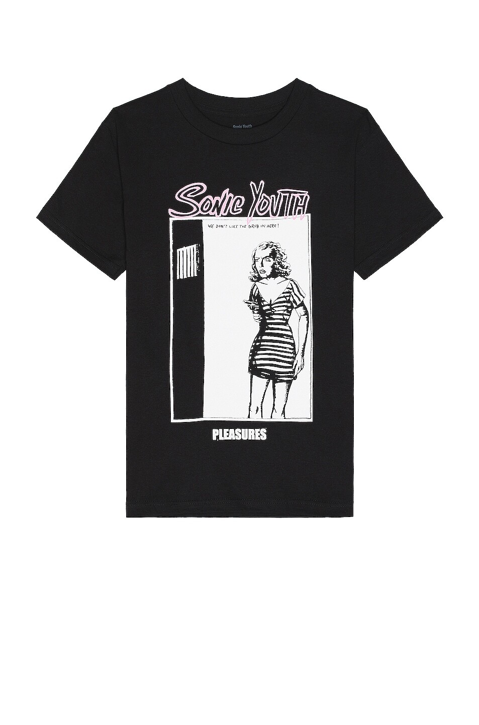 

Футболка Pleasures X Sonic Youth Grub, черный