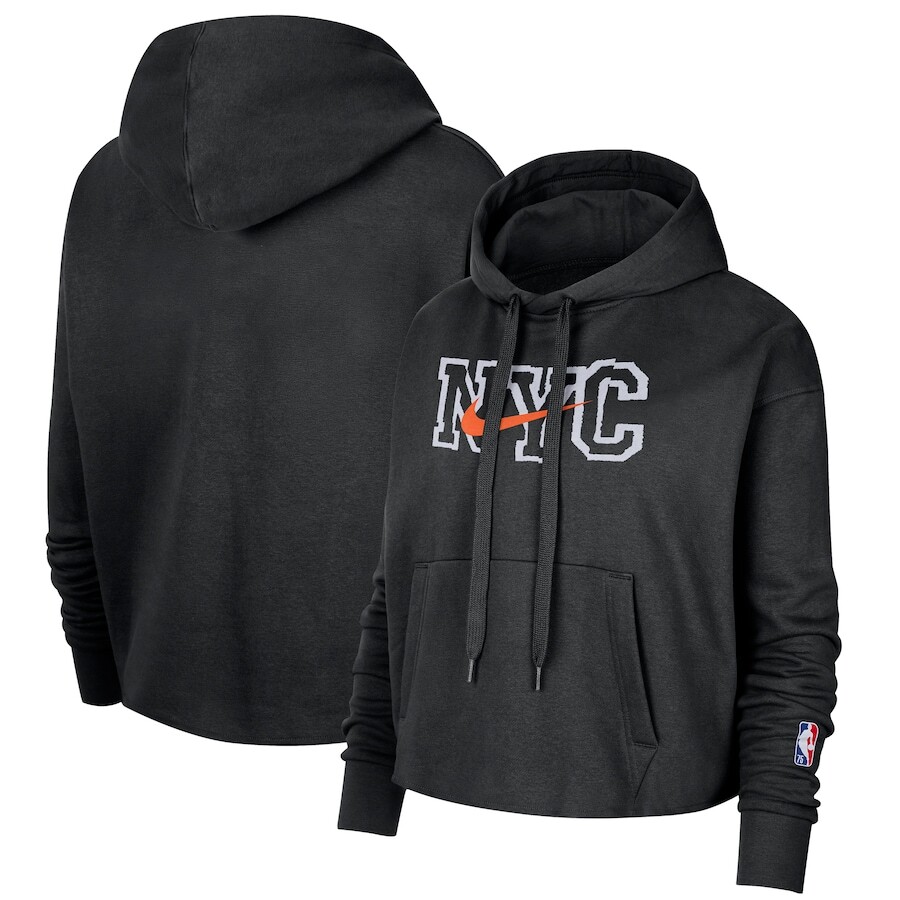 

Пуловер с капюшоном Nike New York Knicks, черный