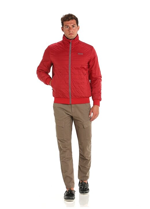 

Красная мужская куртка стандартного кроя с воротником-стойкой A123003S00_ACT GRAPHENE SHORT JKT Slam, красный