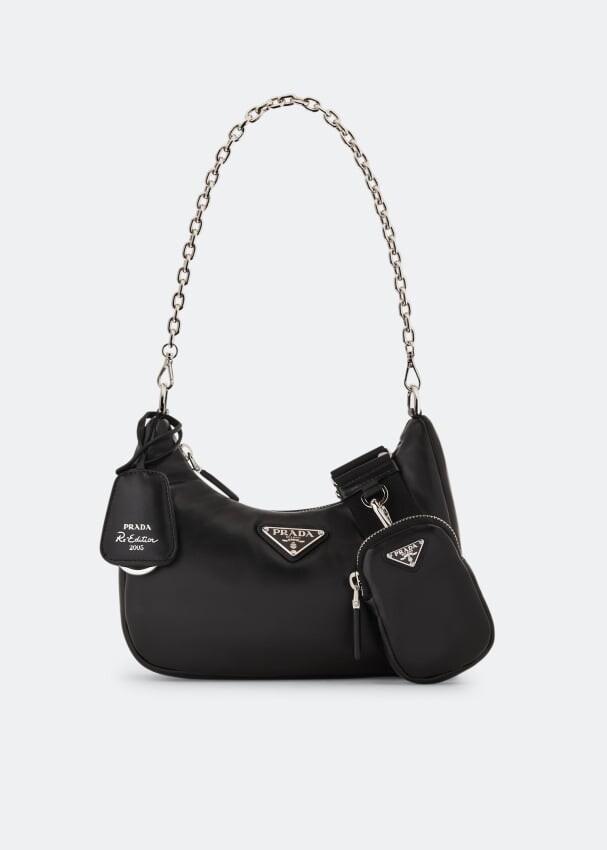 

Сумка Prada Re-Edition 2005 Padded Leather Mini, черный