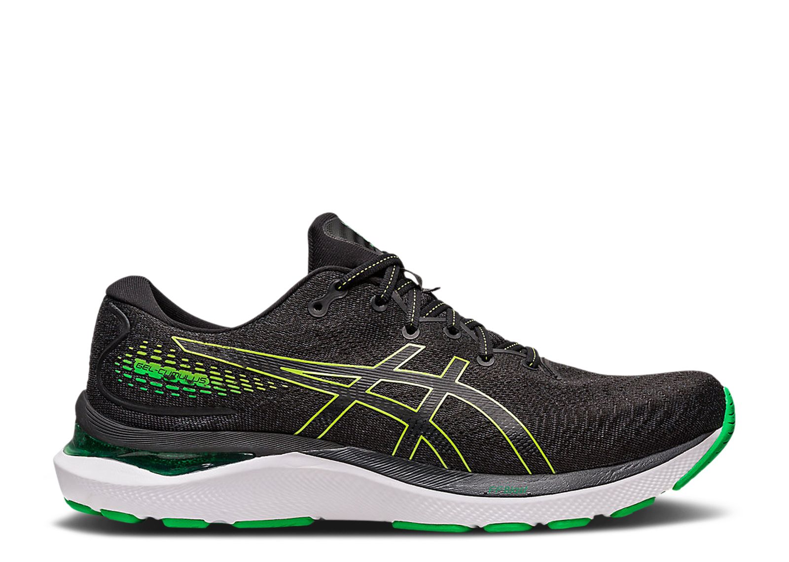 

Кроссовки ASICS Gel Cumulus 24 'Black Lime Zest', черный, Черный;серый