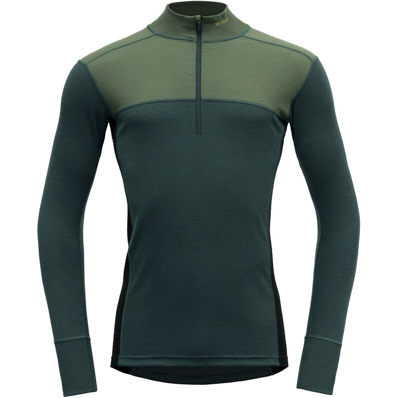 

Мужская куртка Lauparen Merino 190 с воротником на молнии и длинным рукавом Devold, зеленый