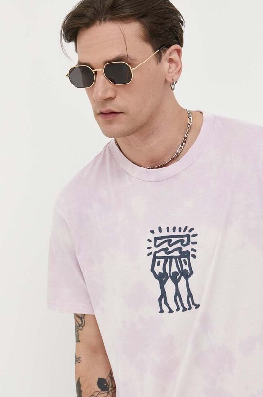 

Футболка из хлопка Billabong, розовый