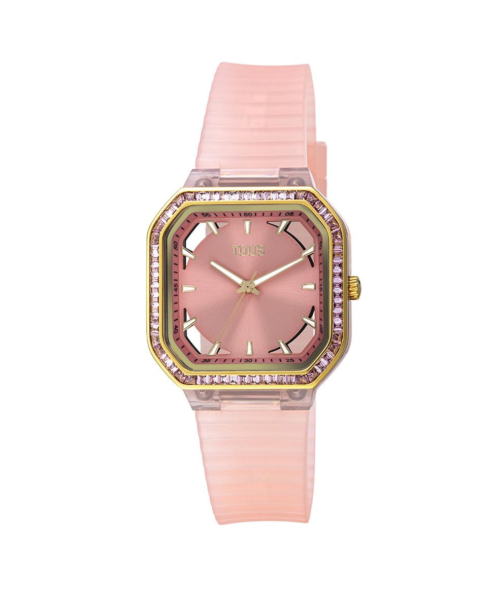 Аналоговые женские часы Gleam Fresh из розовой стали IPRG с цирконами Tous, розовый аналоговые женские часы s band с серым стальным браслетом iprg и розовым стальным браслетом iprg tous серый