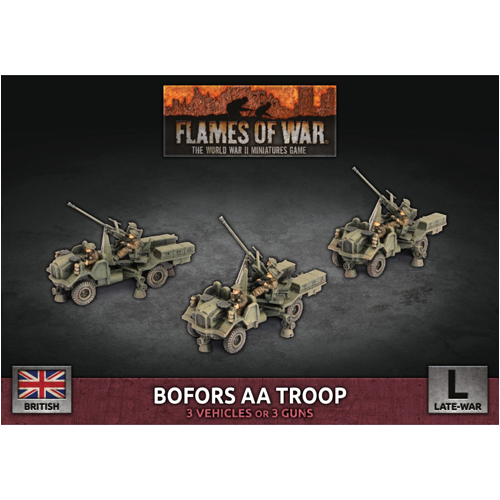 Фигурки Flames Of War: British Bofors Sp Aa Troop