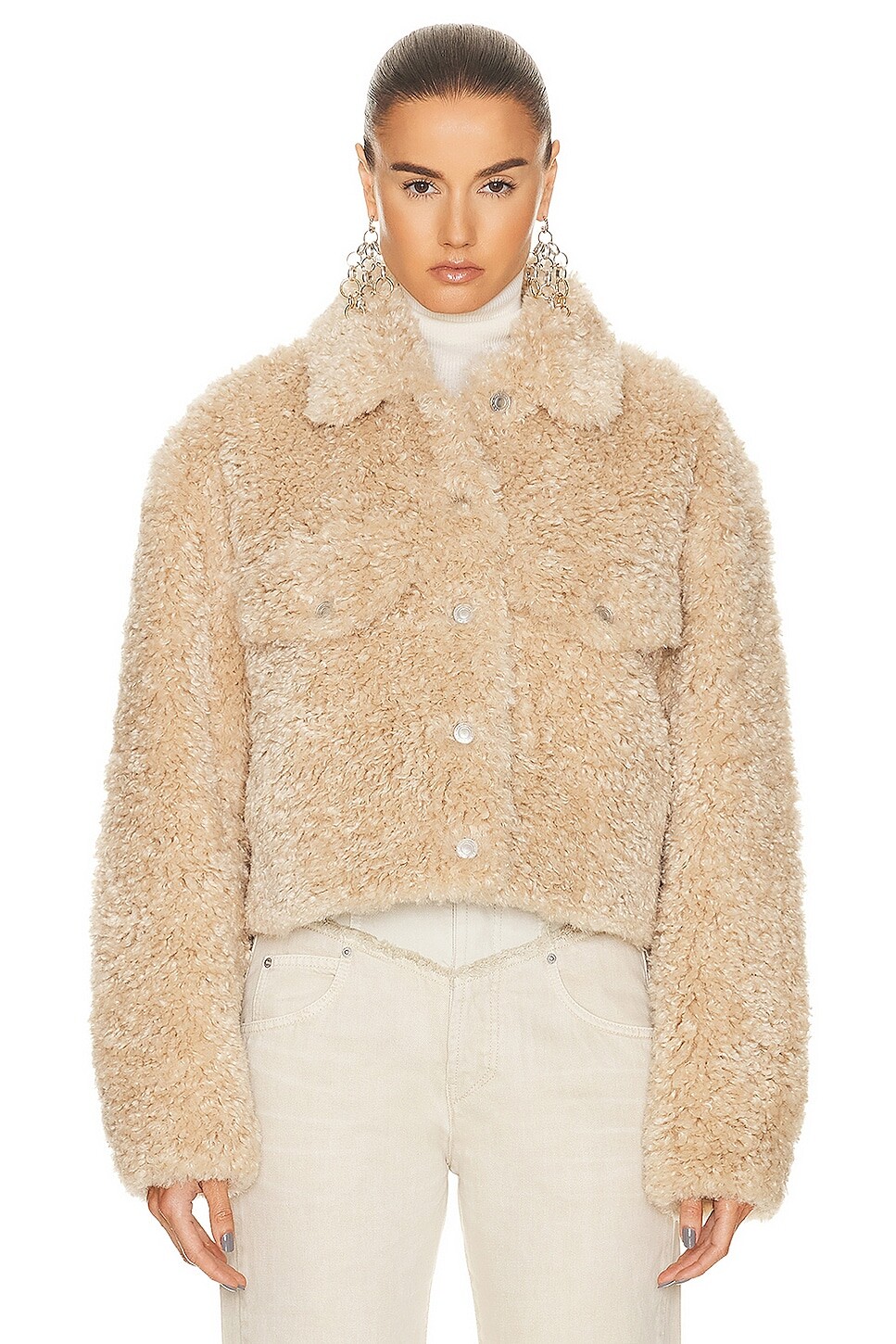 

Куртка Isabel Marant Etoile Fazia, экрю
